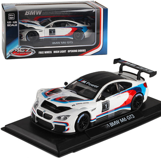 BMW M4 Racing Edition Car Model Genuine Simulation Toy
