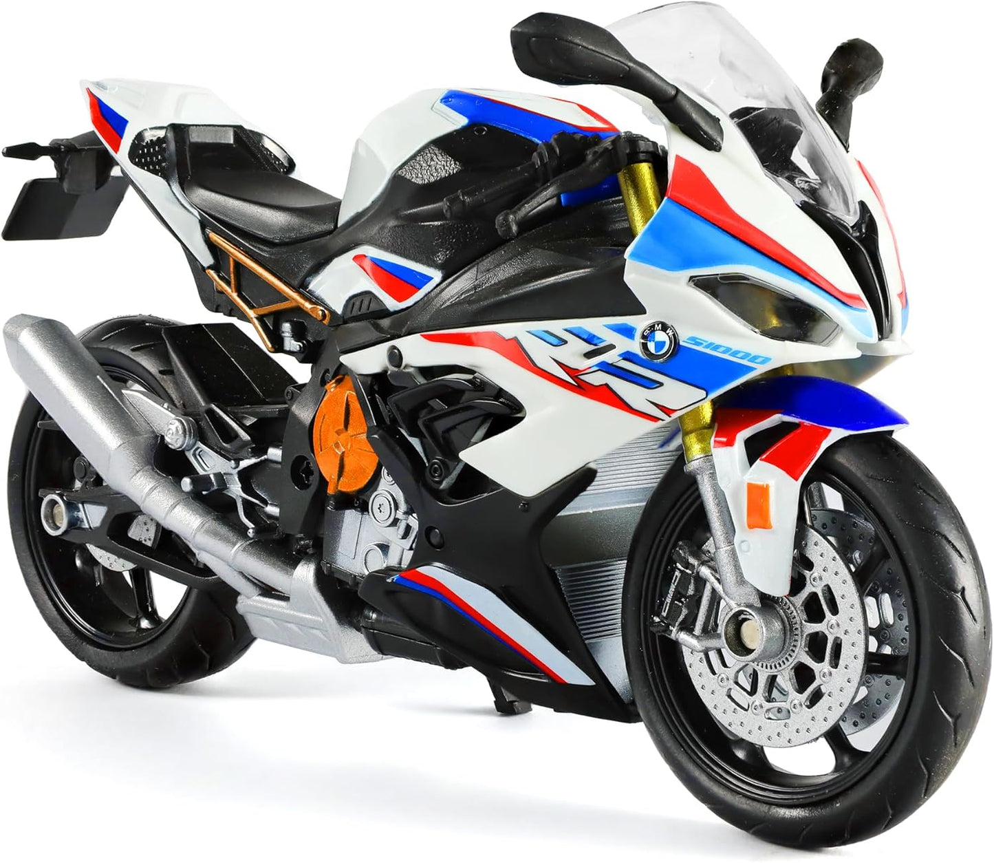 For BMW S1000RR 1:12 Motorcycle Model Toy Metal Die-Cast with Plastic Motorcycle Model Moto Gift for Adult