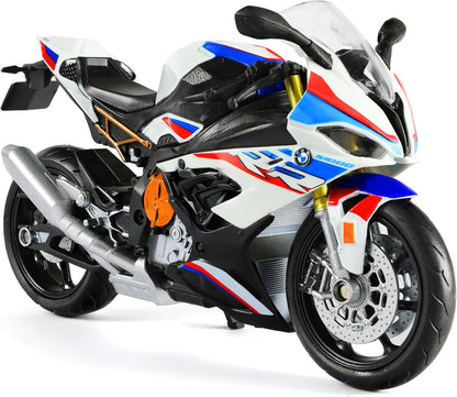For BMW S1000RR 1:12 Motorcycle Model Toy Metal Die-Cast with Plastic Motorcycle Model Moto Gift for Adult